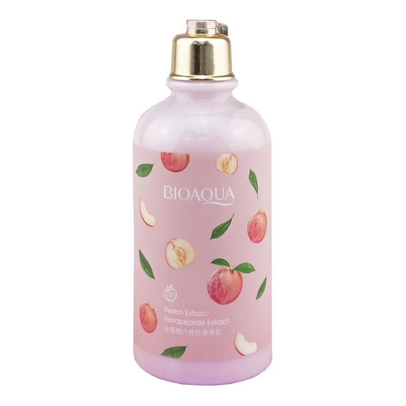 لوسیون بدن بایو آکوا مدل هلو حجم 250 میلی لیتر به همراه لوسیون بدن بایوآکوا مدل گل رز وزن 235 گرم