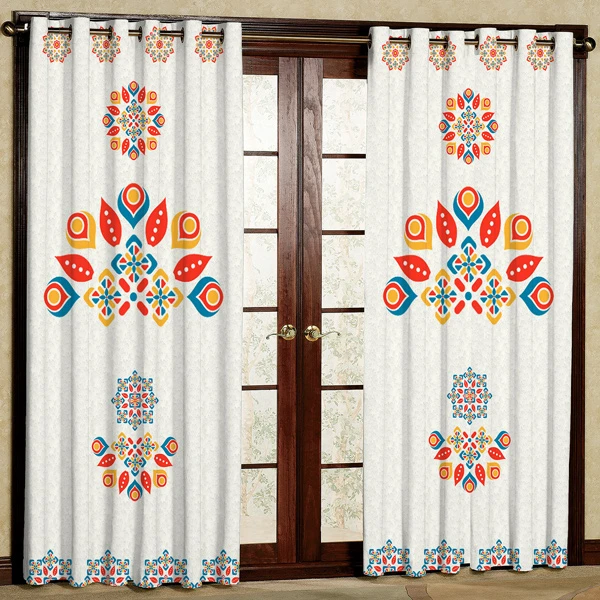 پرده مدل مخمل پانچی کد 5028 سایز 280x140 سانتی متر