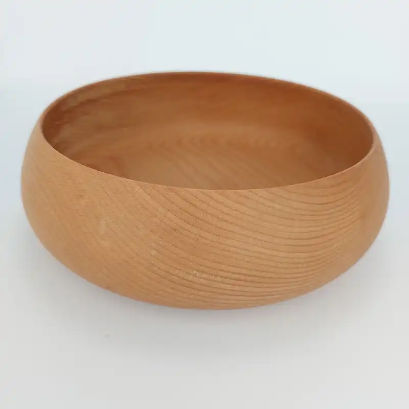 کاسه چوبی طرح خمره ای