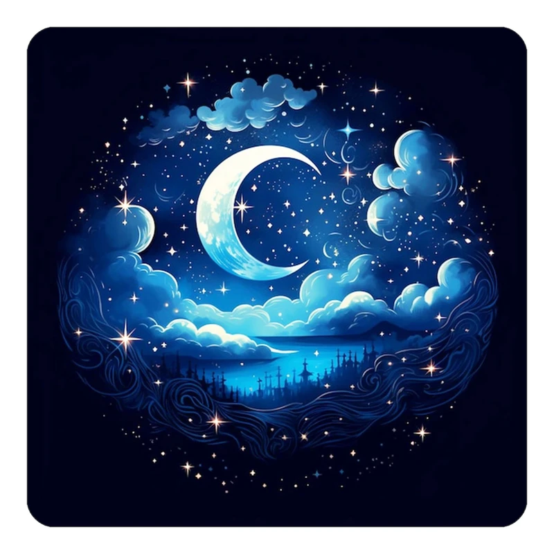 مگنت کاکتی طرح ماه و ستاره مدل mp54141