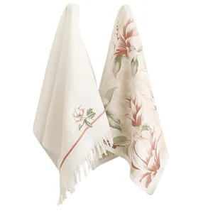 دستمال آشپزخانه انگلیش هوم مدل Magnolia بسته 2 عددی