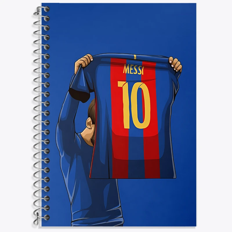 دفتر لغت 50 برگ خندالو طرح لیونل مسی کد F5188