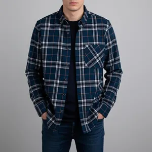 پیراهن آستین بلند یقه برگردان مردانه ال سی وایکیکی مدل W479923Z8