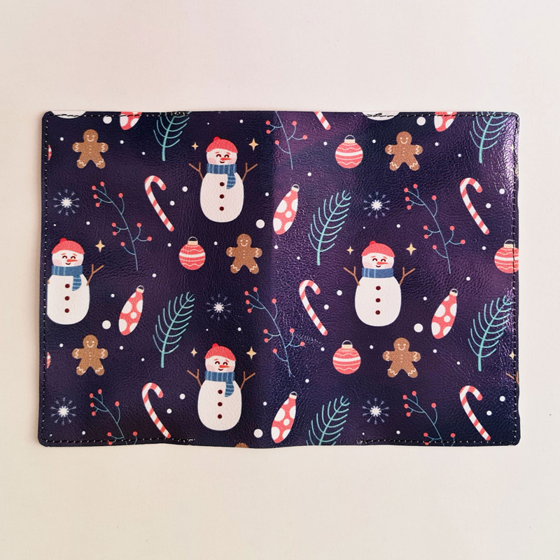 جلد شناسنامه طرح کریسمس مدل IDC180321