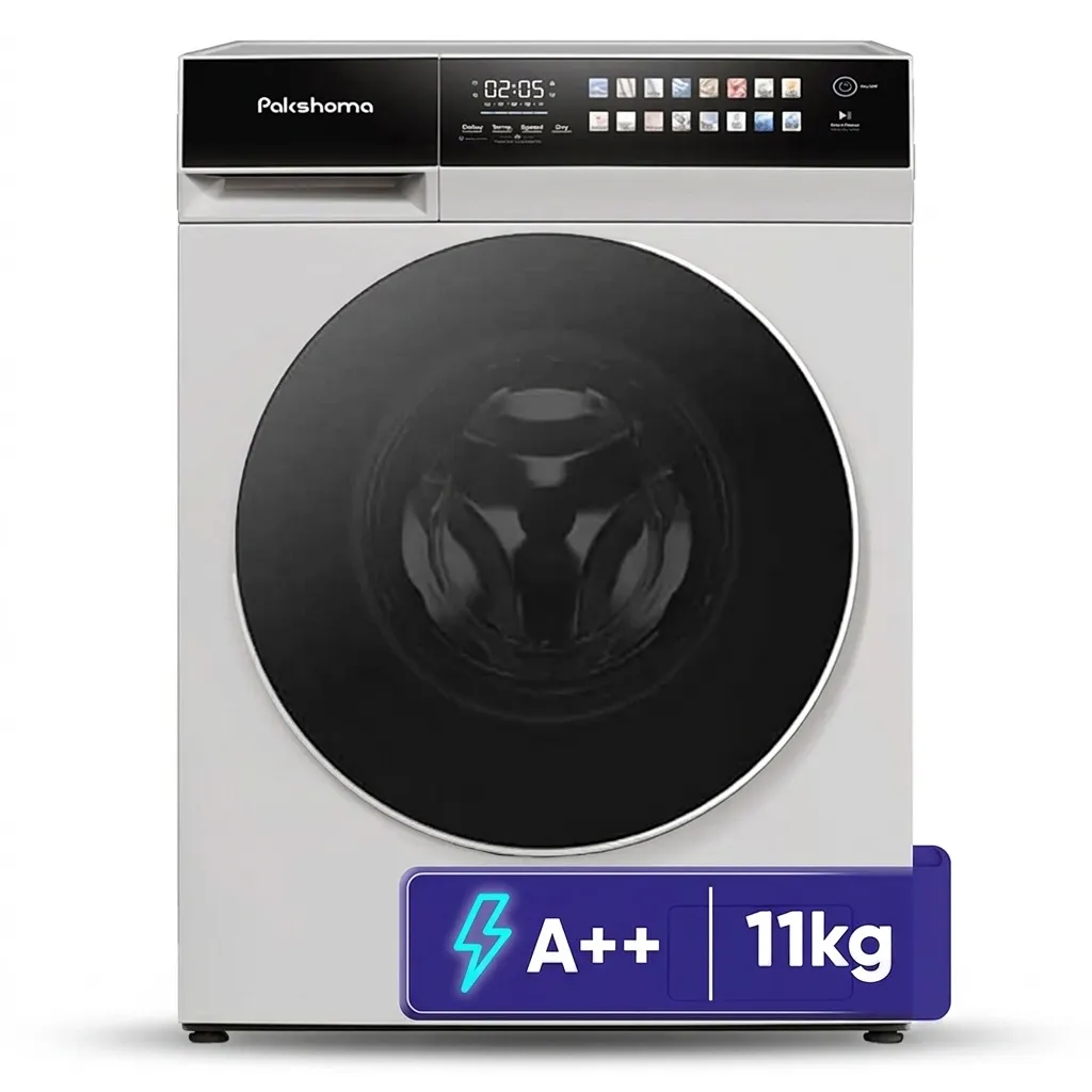 ماشین لباسشویی 11 کیلوگرم اتوماتیک پاکشوما مدل X106 W