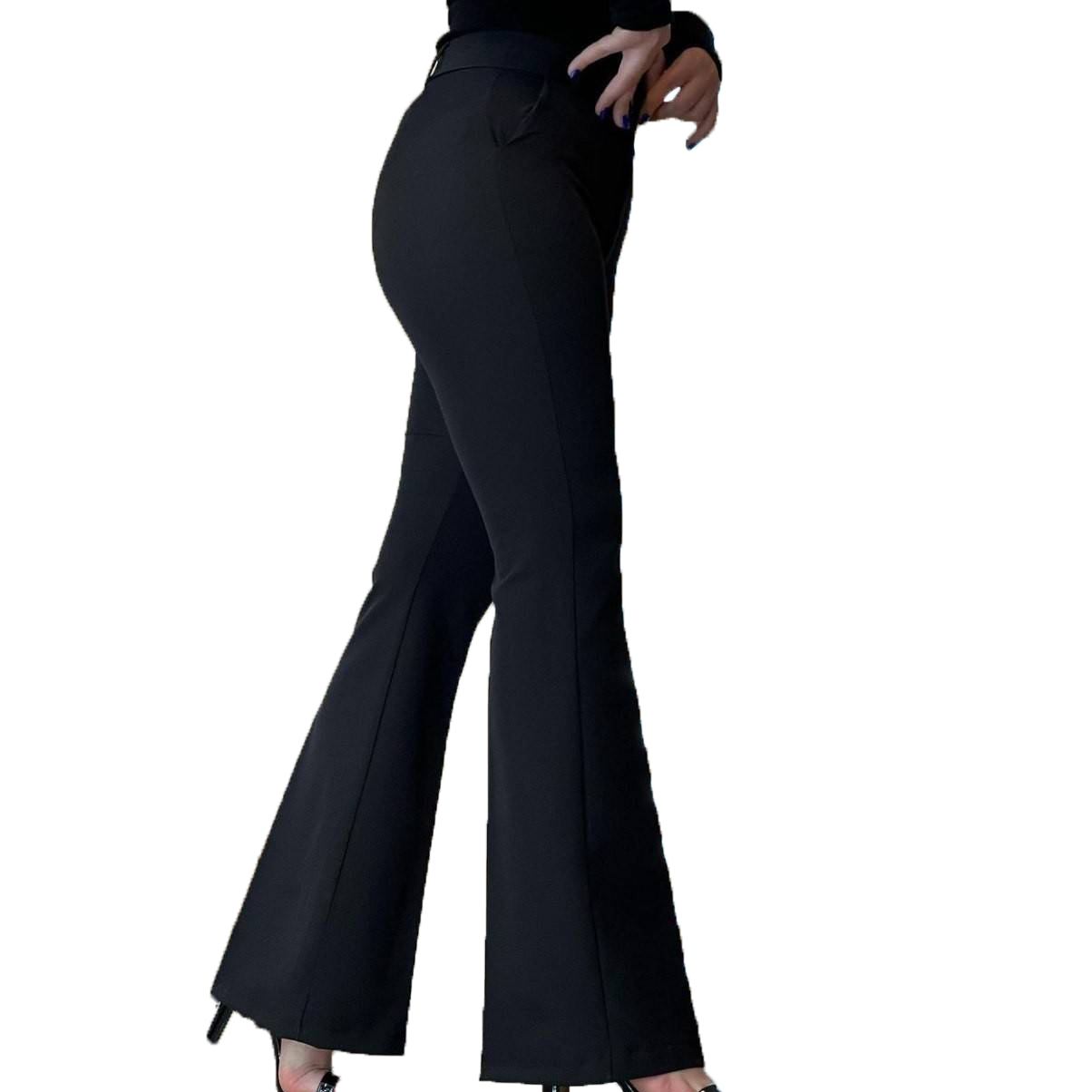 شلوار زنانه مدل مازراتی دمپا گشاد (بوتکات)