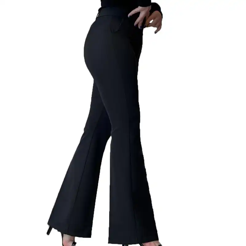 شلوار زنانه مدل مازراتی دمپا گشاد (بوتکات)