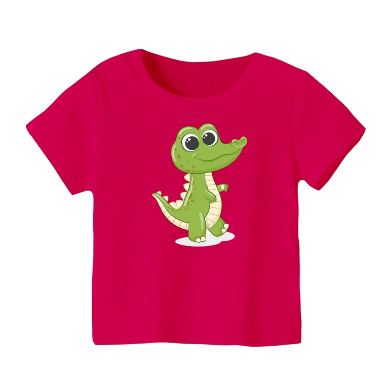 تی شرت آستین کوتاه بچگانه مدل تمساح کد ۴