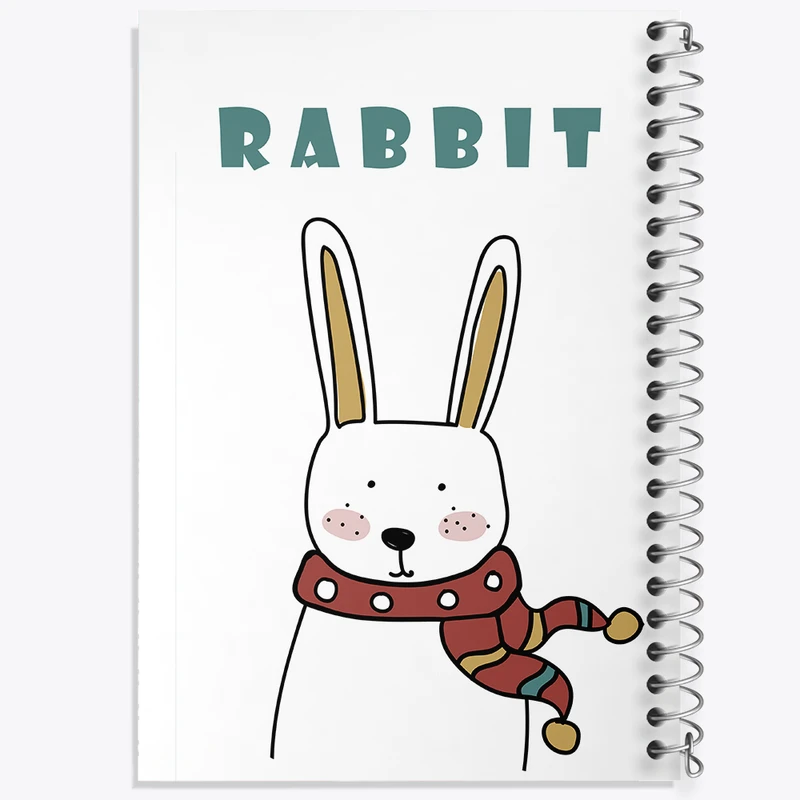 دفتر لیست خرید 50 برگ خندالو طرح خرگوش بامزه کد N2521