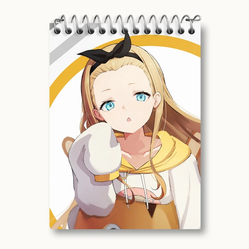 دفتر یادداشت 50 برگ خندالو مدل کورومی انیمه لیکوریس ریکویل Lycoris Recoil کد 22972