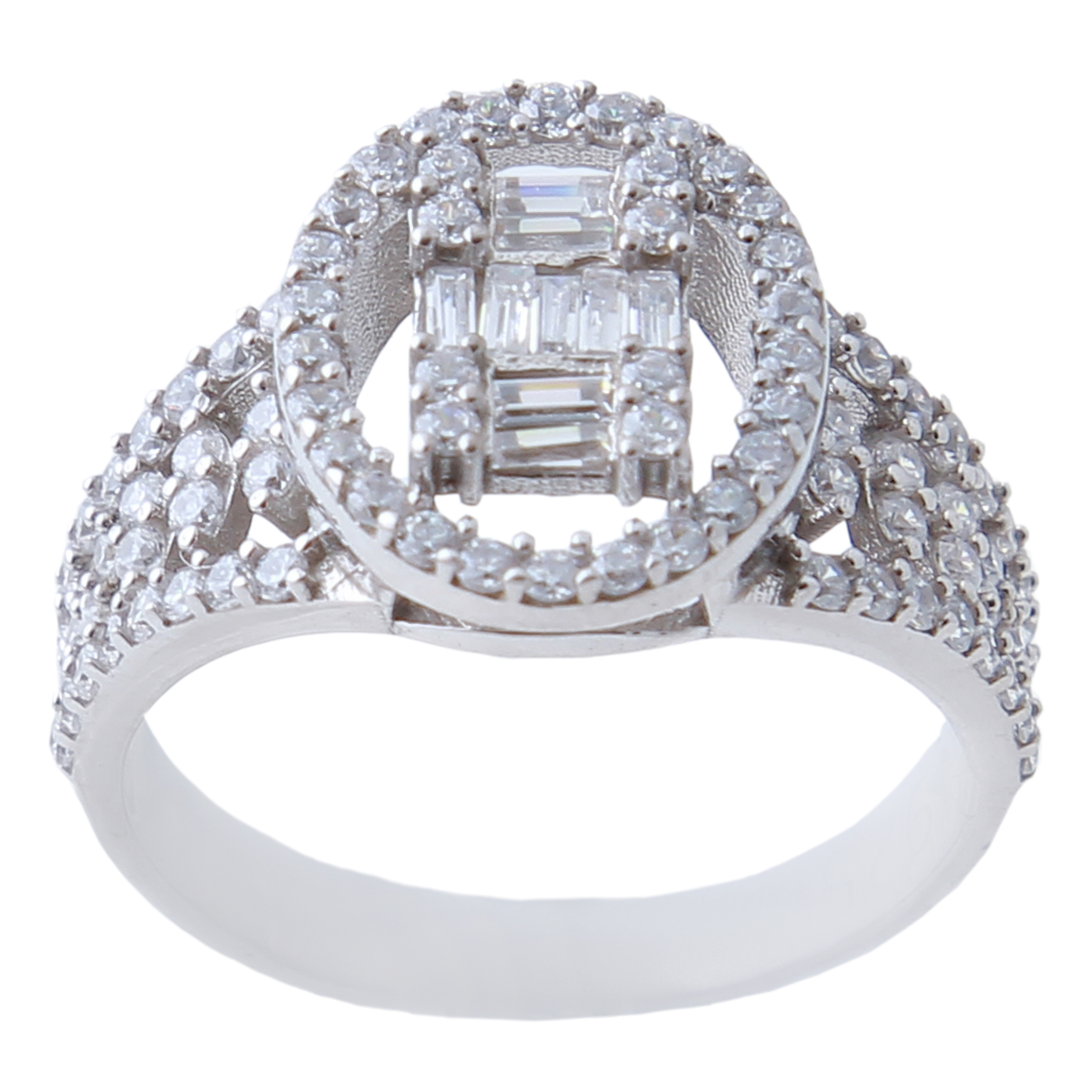      انگشتر نقره زنانه بازرگانی میلادی کد AWR_609