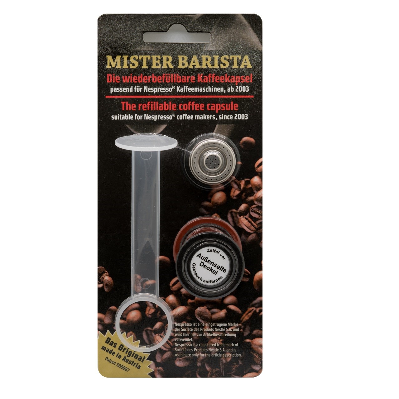 کپسول نسپرسو شارژی مدل Mister Barista