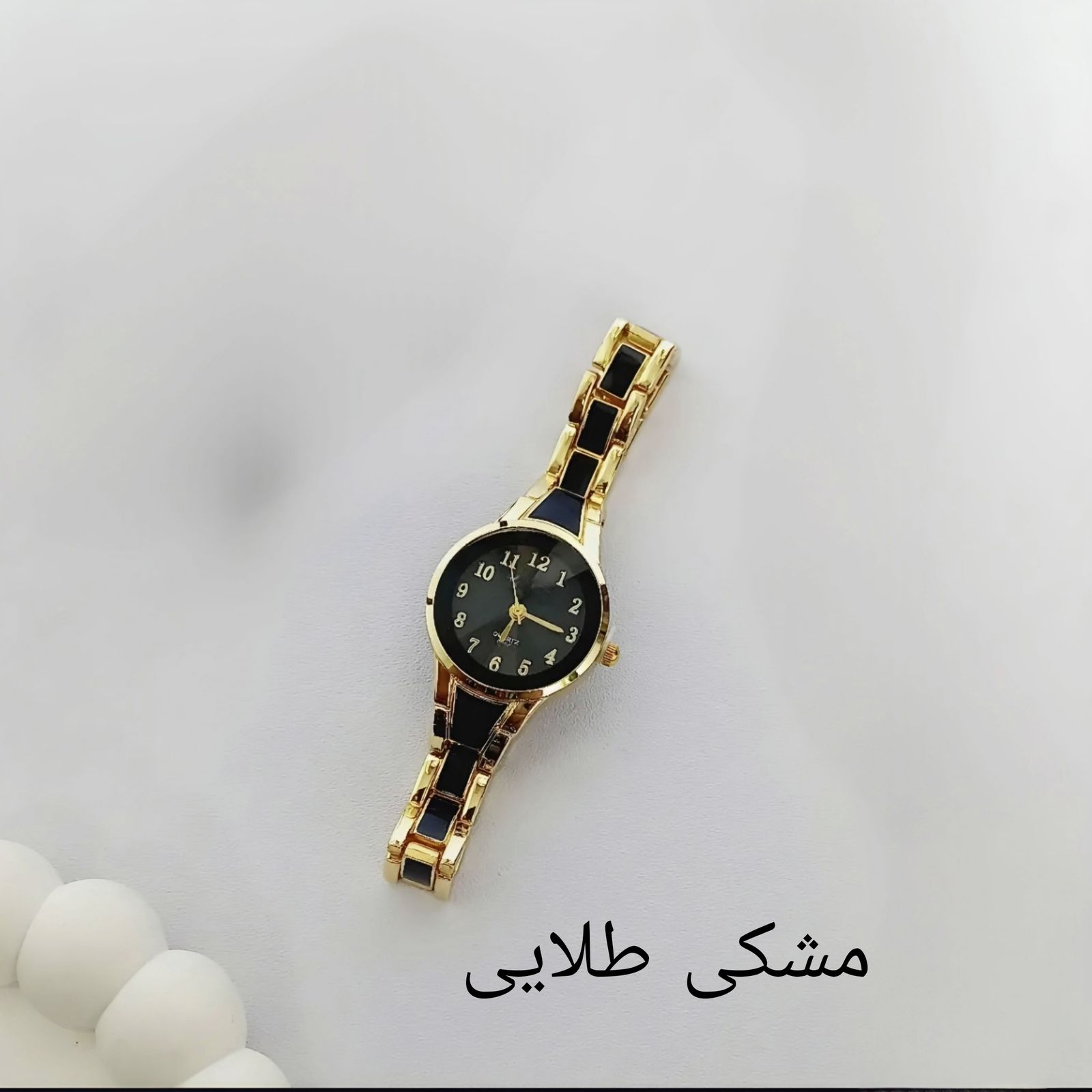 ساعت مچی عقربه ای زنانه مدل بند فلزی طرح سرامیکی کد 3 -  - 2