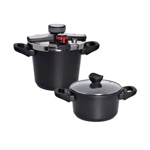 زود پز دوقلو بارولی مدل BLAK گنجایش 4 و 6 لیتر 