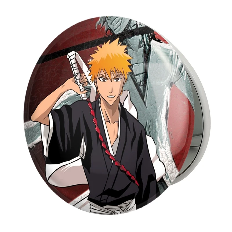 آینه جیبی خندالو طرح انیمه بلیچ Beach مدل تاشو کد 4956 