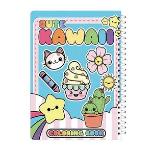 دفتر رنگ آمیزی 20 برگ آی چاپ مدل کاوایی طرح کیوت کد 633