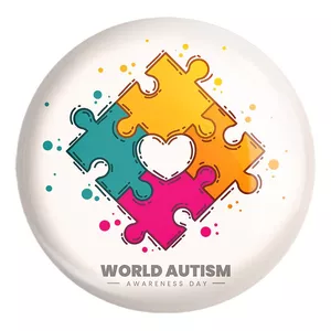 پیکسل خندالو طرح اتیسم Autism کد 26760 مدل بزرگ