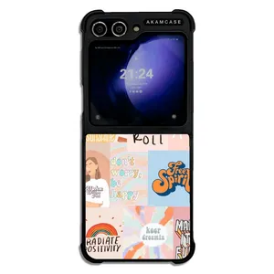 AKAM AMCWSGZFLIP5-GOOD VIBES13 Cover For Samsung Galaxy Z Flip 5