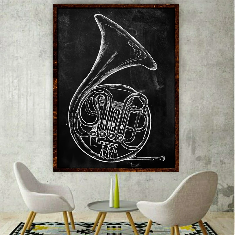 پوستر پارچه ای طرح مخمل مدل ساز موسیقی کد FP104654