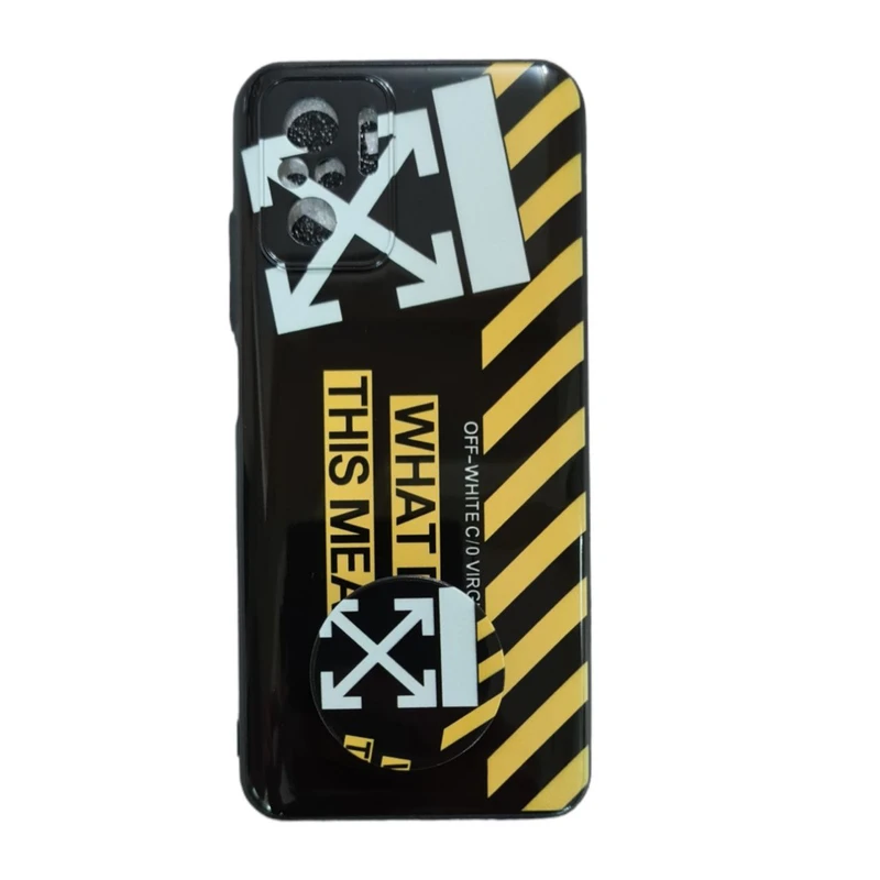 کاور کد 0FF-110 مناسب برای گوشی موبایل شیائومی Redmi Note 10/10S به همراه پاپ سوکت