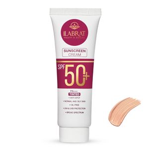 کرم ضدآفتاب ایلابرت مدل ضدلک light beige، حجم 40 میلی‌لیتر