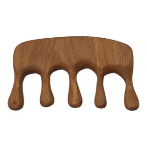 ماساژور دستی سر مدل چوبی گواشا