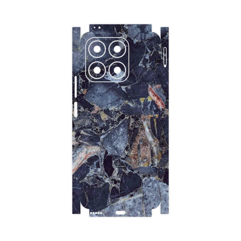 برچسب پوششی ماهوت مدل Broken black marble-FullSkin مناسب برای گوشی موبایل آنر X8a