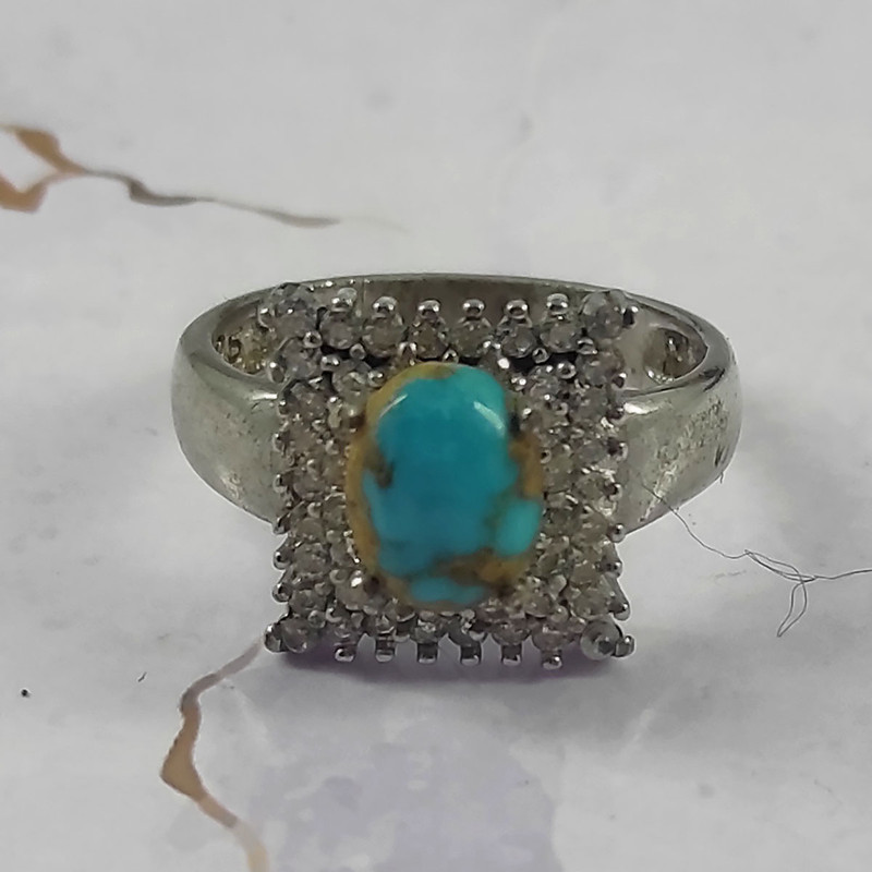 انگشتر نقره زنانه سلین کالا مدل فیروزه کد 25 انگشتر نقره زنانه سلین کالا مدل فیروزه کد 25