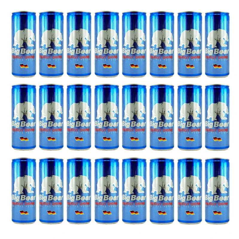 نوشابه انرژی زا بیگ بیر - 250 میلی لیتر بسته 24 عددی