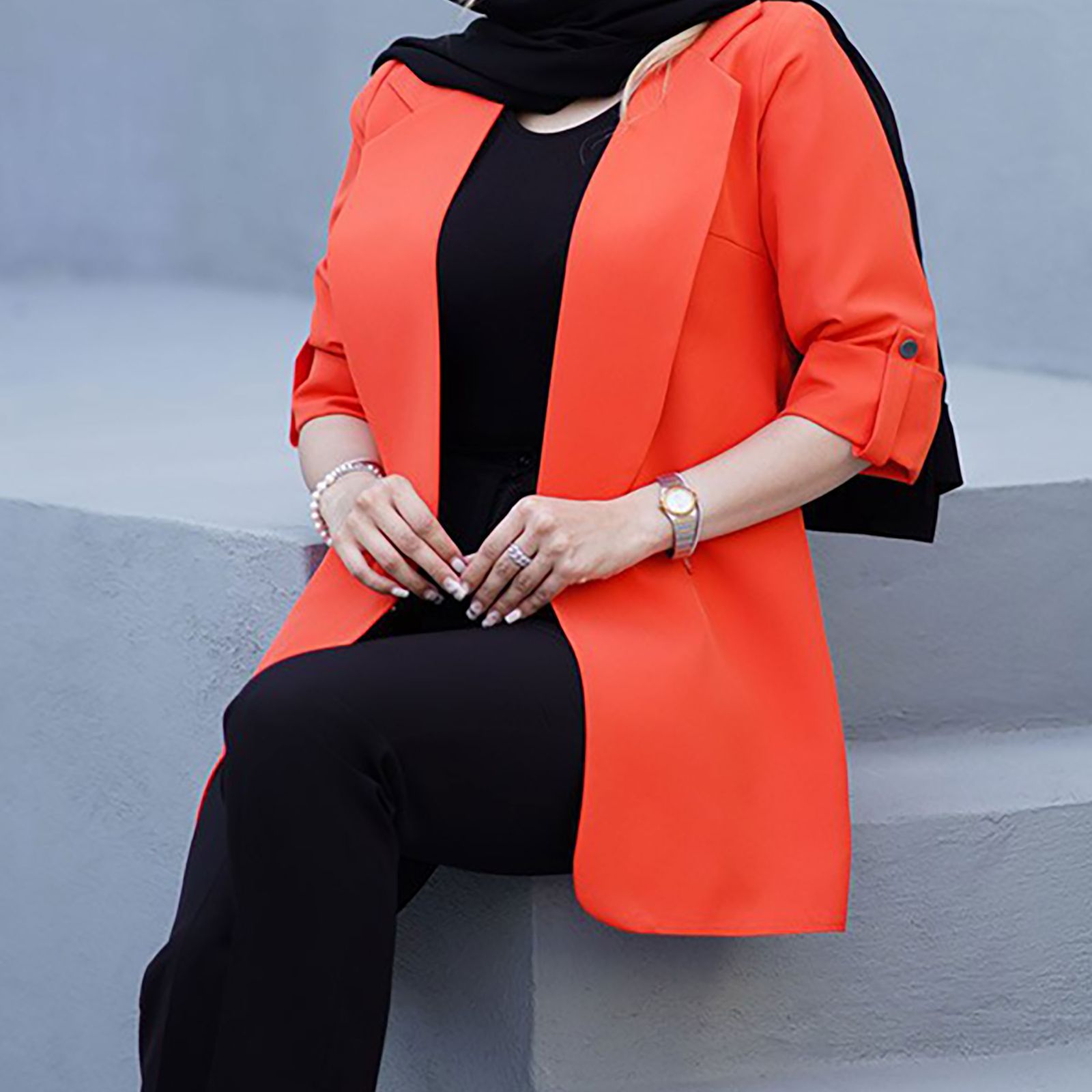 مانتو زنانه السانا مدل شاهان کد 79746 -  - 3