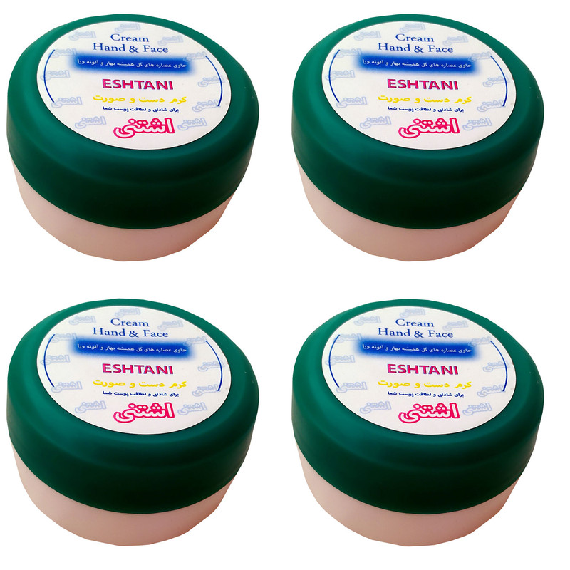 کرم مرطوب کننده اشتنی مدل H&F حجم 90 میلی لیتر بسته 4 عددی