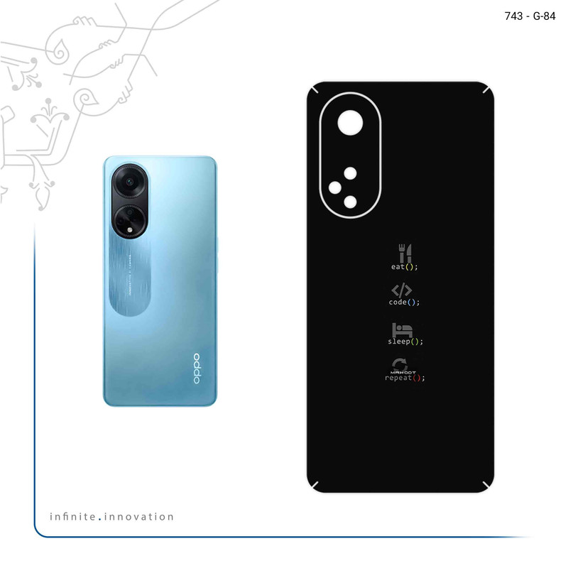 برچسب پوششی ماهوت مدل Programming 2 مناسب برای گوشی موبایل اپو A98