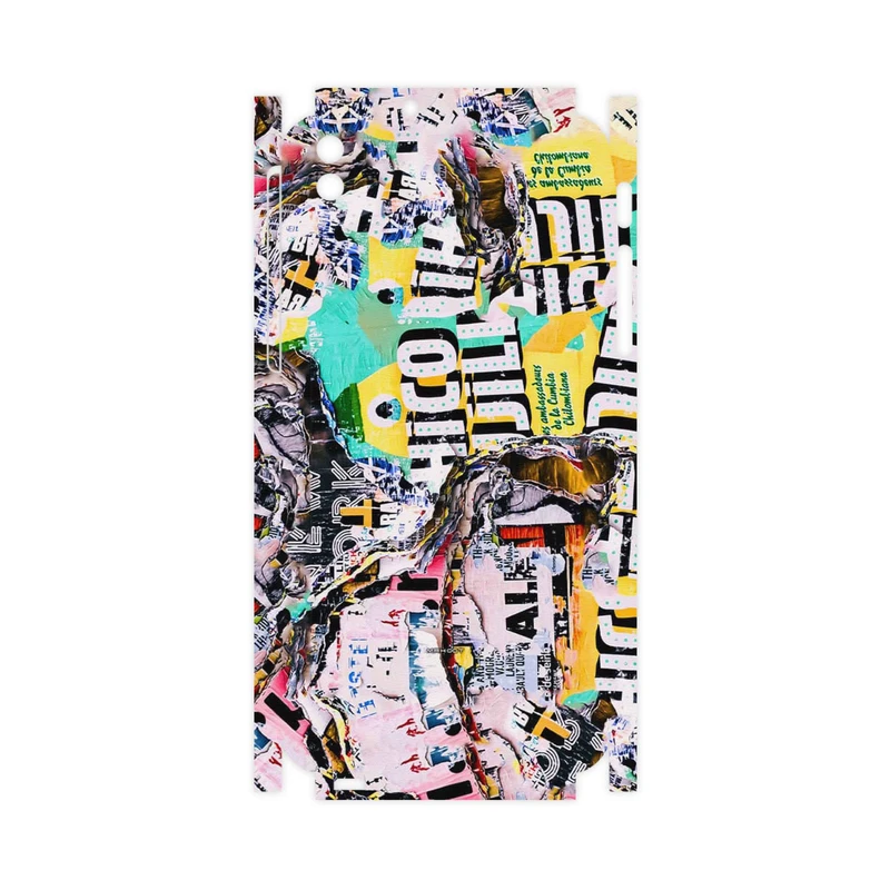 برچسب پوششی ماهوت مدل Collage of Teared Paper-FullSkin مناسب برای گوشی موبایل اچ تی سی Desire 816