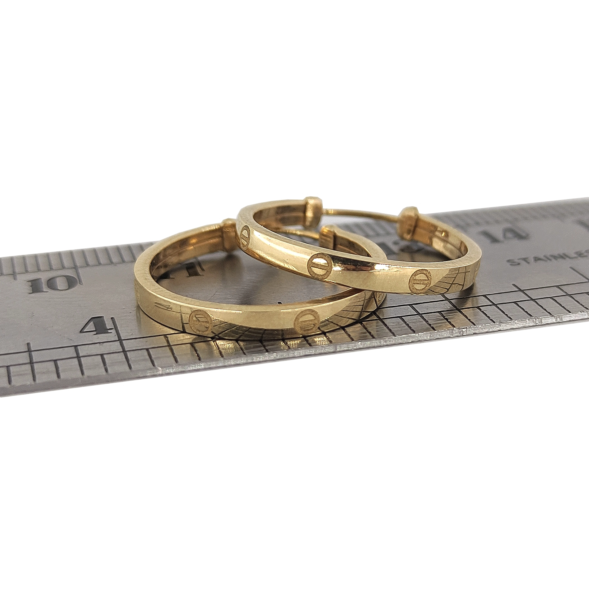 گوشواره طلا 18 عیار زنانه طلا و جواهرسازی افرا مدل 158171