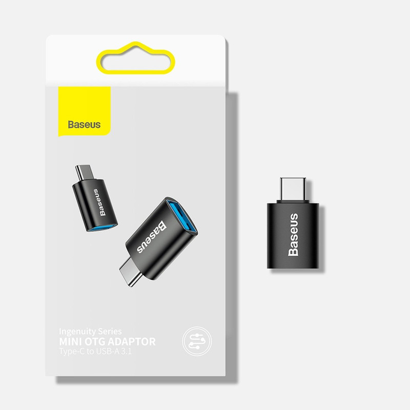 مبدل USB-C به USB3.1 باسئوس مدل Ingenuity Series Mini OTG Adaptor ZJJQ000001
