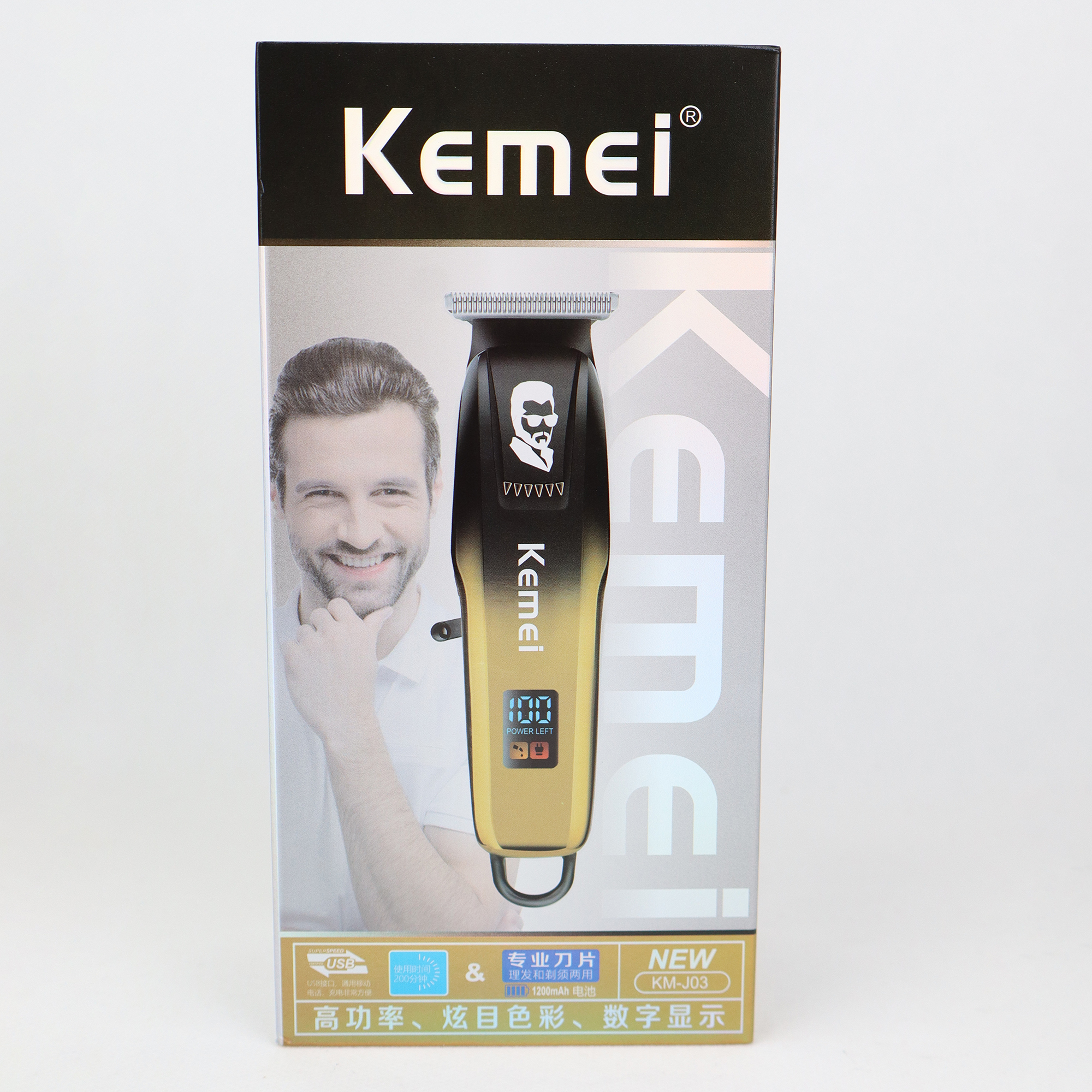 ماشین اصلاح موی سر و صورت شارژی کیمی مدل KM-J03