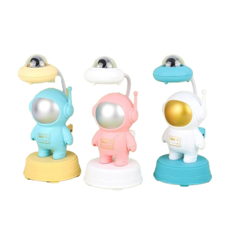 چراغ مطالعه شارژی مدل فضانورد کد 958