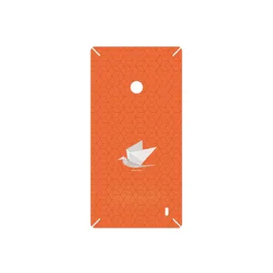MAHOOT Minimalist origami bird Cover Sticker for Nokia Lumia 520