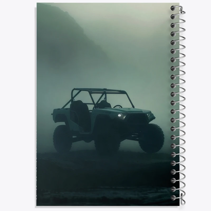 دفتر نقاشی 50 برگ خندالو طرح موتور چهار چرخ کد 37100