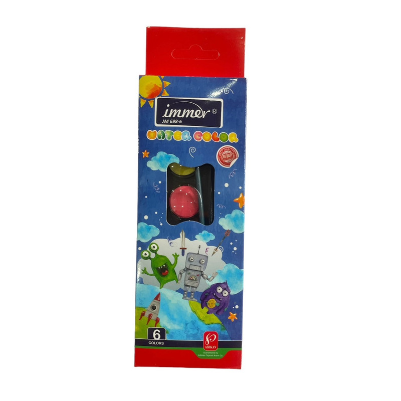 آبرنگ 6 رنگ ایمر مدل 698