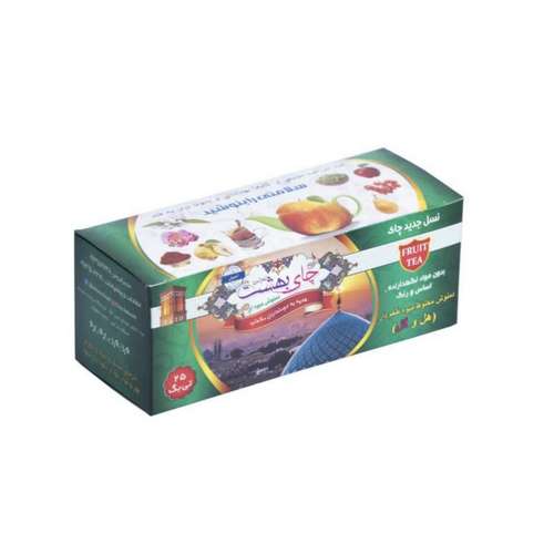 دمنوش مخلوط میوه‌ای چای بهشت با طعم هل و گل - 65 گرم