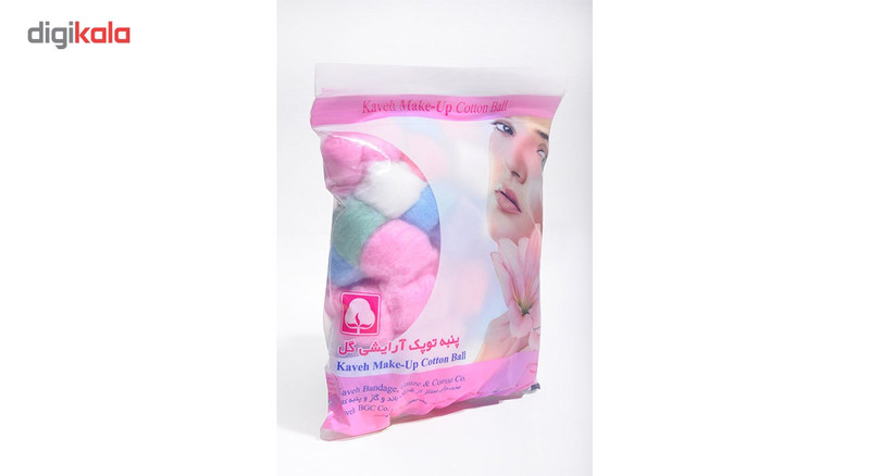 پنبه توپک آرایشی کاوه مدل Gol وزن 50 گرم