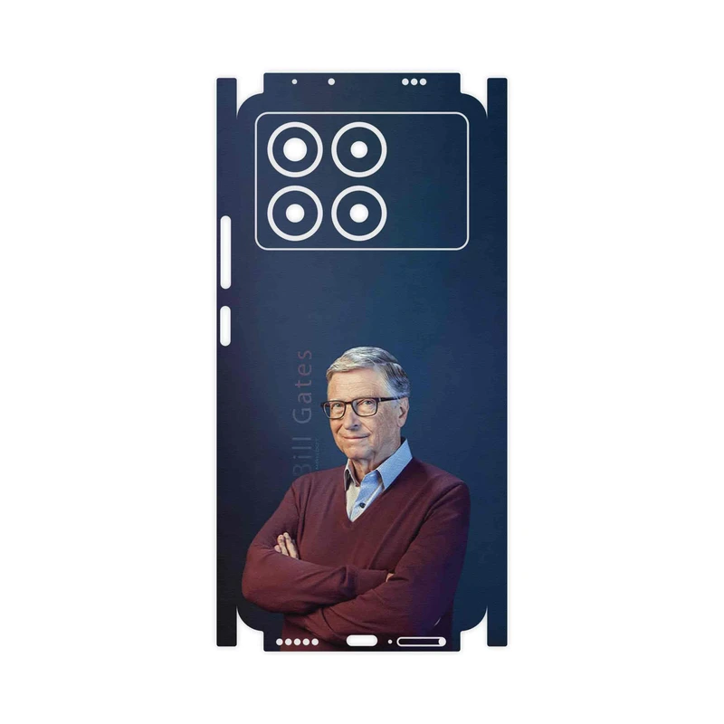 برچسب پوششی ماهوت مدل Bill_Gates-FullSkin مناسب برای گوشی موبایل شیائومی Poco X6 Pro