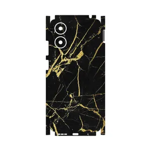 MAHOOT Graphite_Gold_Marble-FullSkin Cover Sticker for Motorola Moto G04s