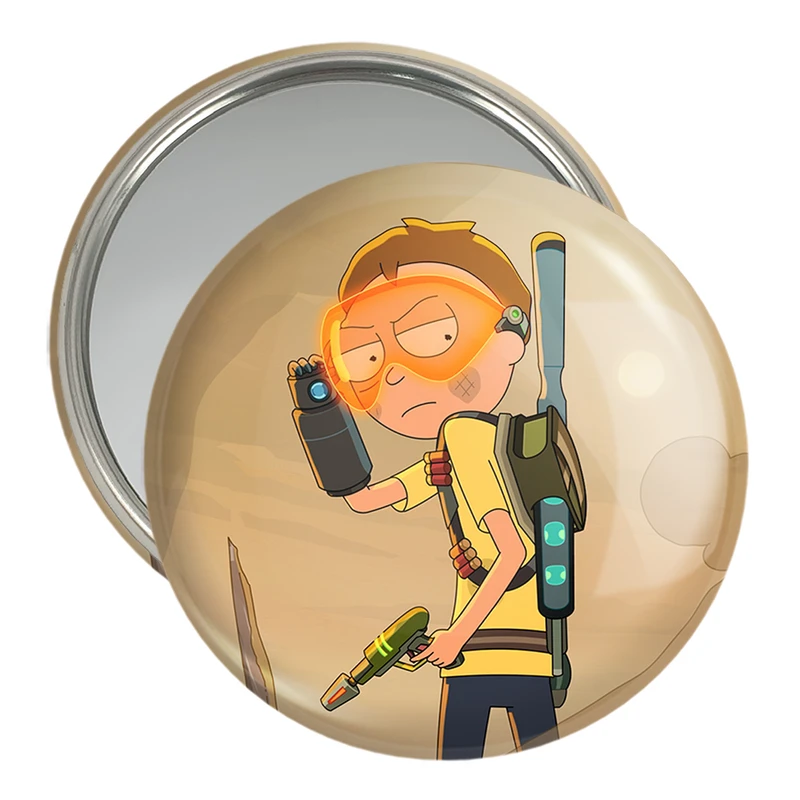 آینه جیبی خندالو مدل انیمیشن ریک و مورتی Rick and Mort کد 26398