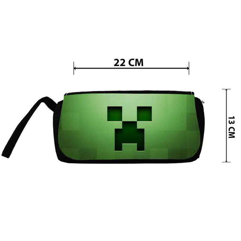 کوله پشتی مدل ماینکرفت کد minecraft 7276  به همراه جامدادی