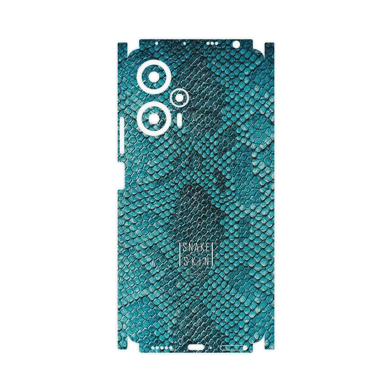 برچسب پوششی ماهوت مدل Blue Snake Skin-FullSkin مناسب برای گوشی موبایل شیائومی Poco F5