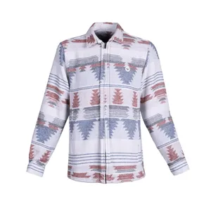 پیراهن آستین بلند مردانه امشاسپند مدل Timber