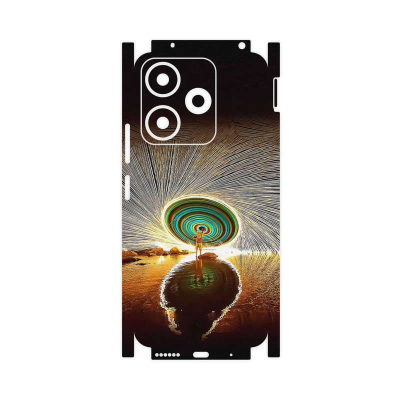 برچسب پوششی ماهوت مدل Night Light Fountain-FullSkin مناسب برای گوشی موبایل شیائومی Redmi 13x