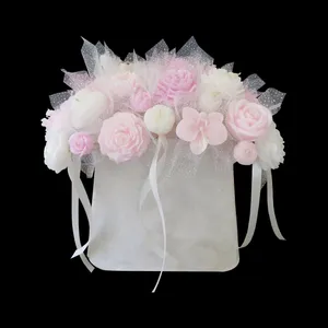 شمع باکس گل جاودان مدل مانا کد 108